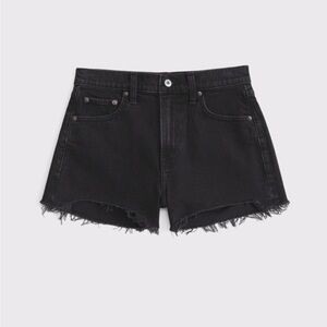 Abercrombie shorts. Black denim